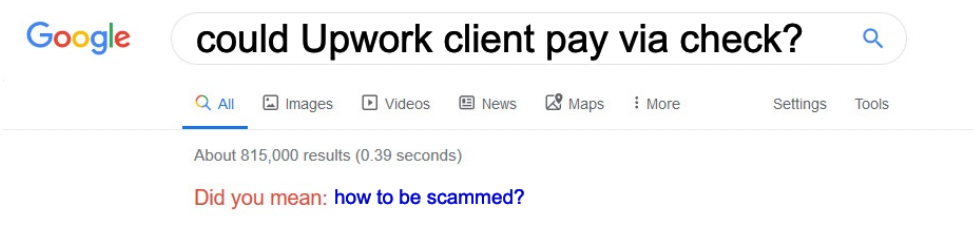 Sure, Just Run This EXE. Scammers on Upwork.