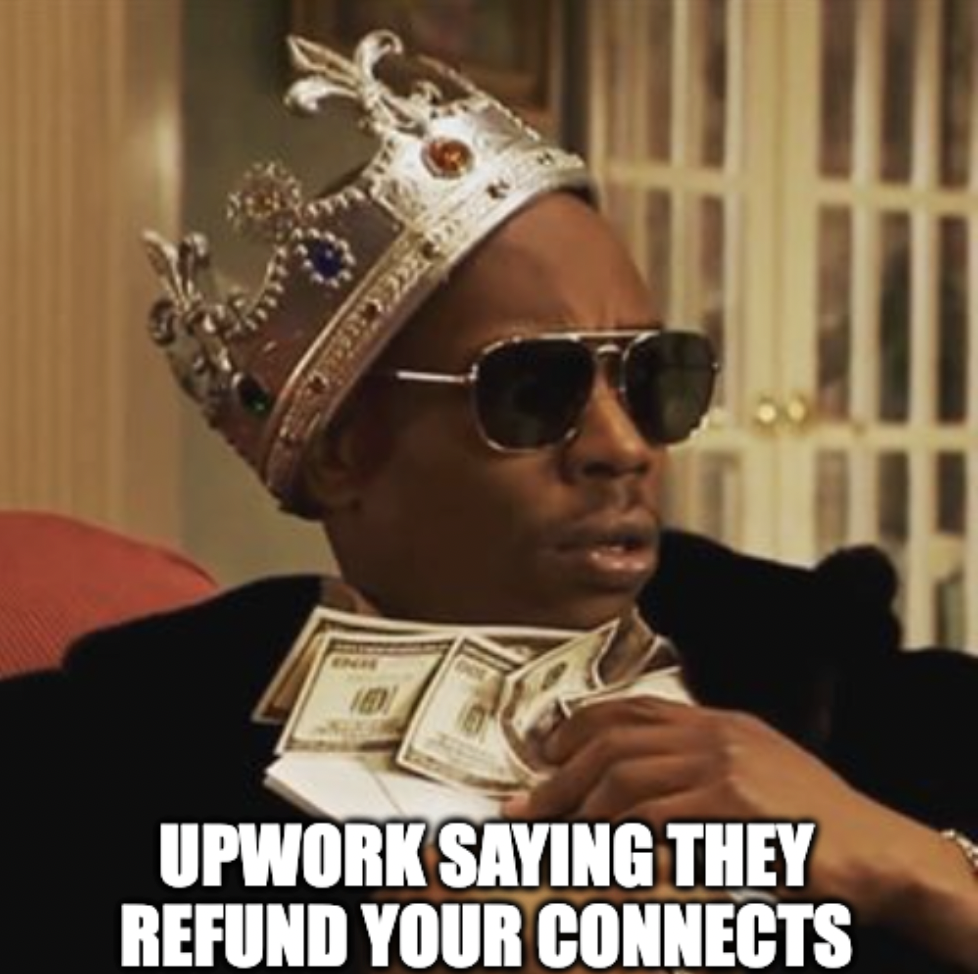 Refunds of Connects on Upwork. Short article+memes:)