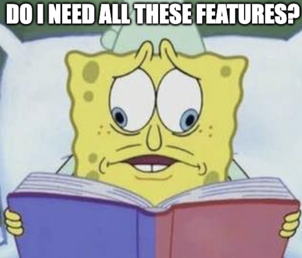 Profile parts that look nice but don’t affect algorithms