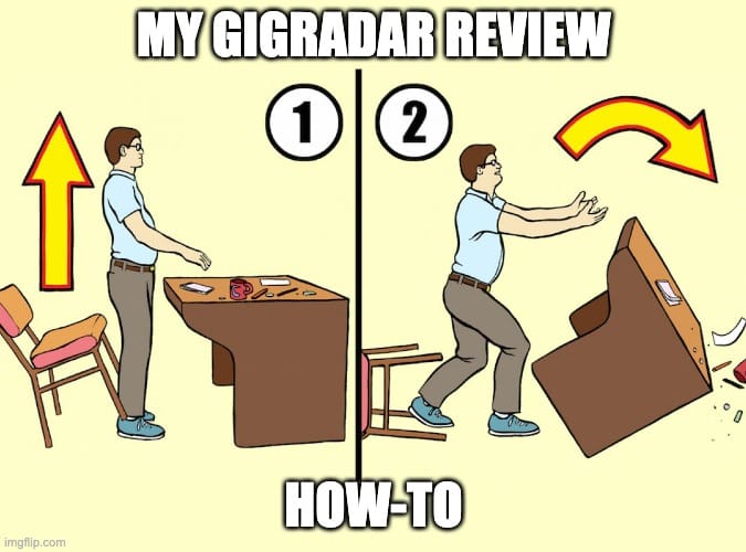 My GigRadar Review (how-to)