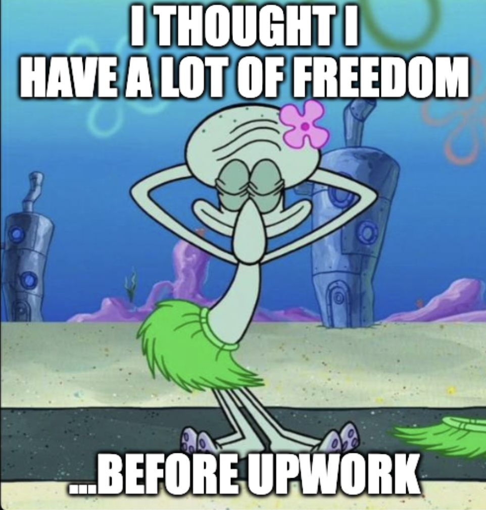 Sharing information on Upwork