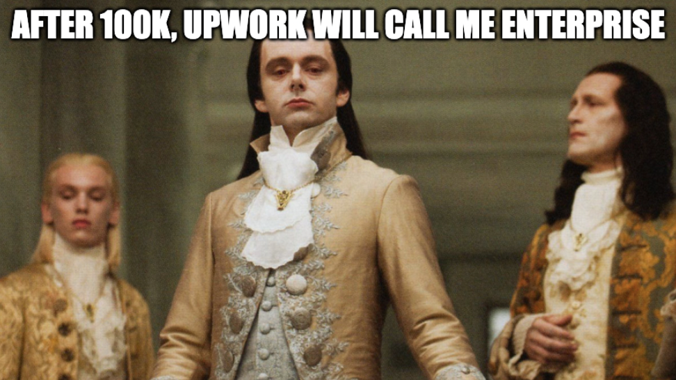 Differences for an Enterprise client on Upwork