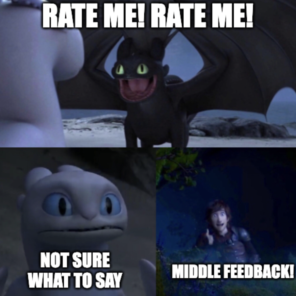 Middle-feedback on Upwork